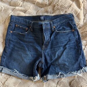 GAP Women's Dark Blue Jean Shorts